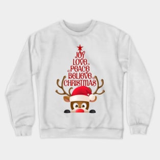 Reindeer Christmas Crewneck Sweatshirt